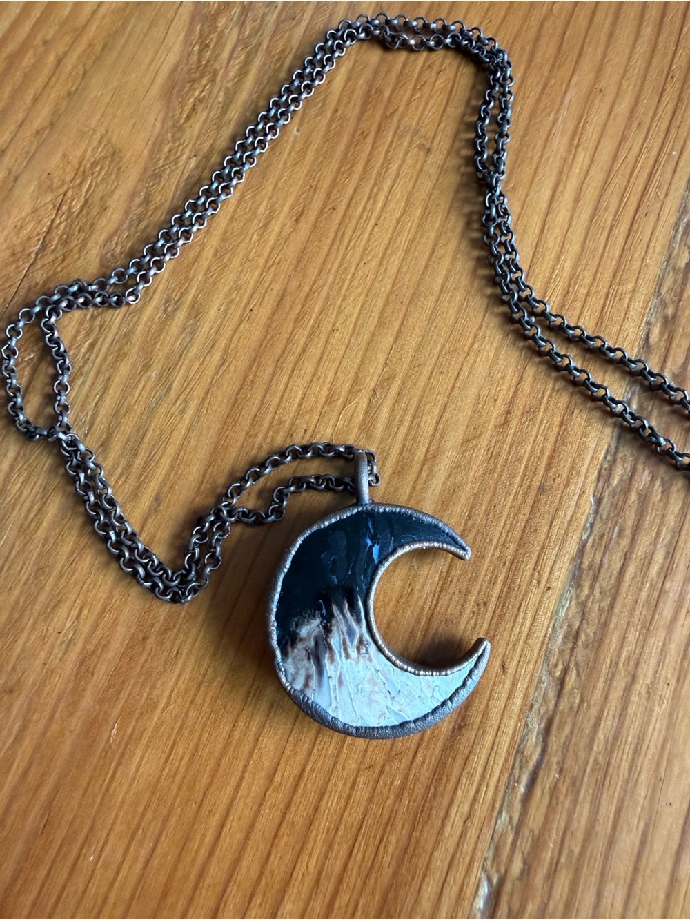 Crescent Moon Pendant Necklace